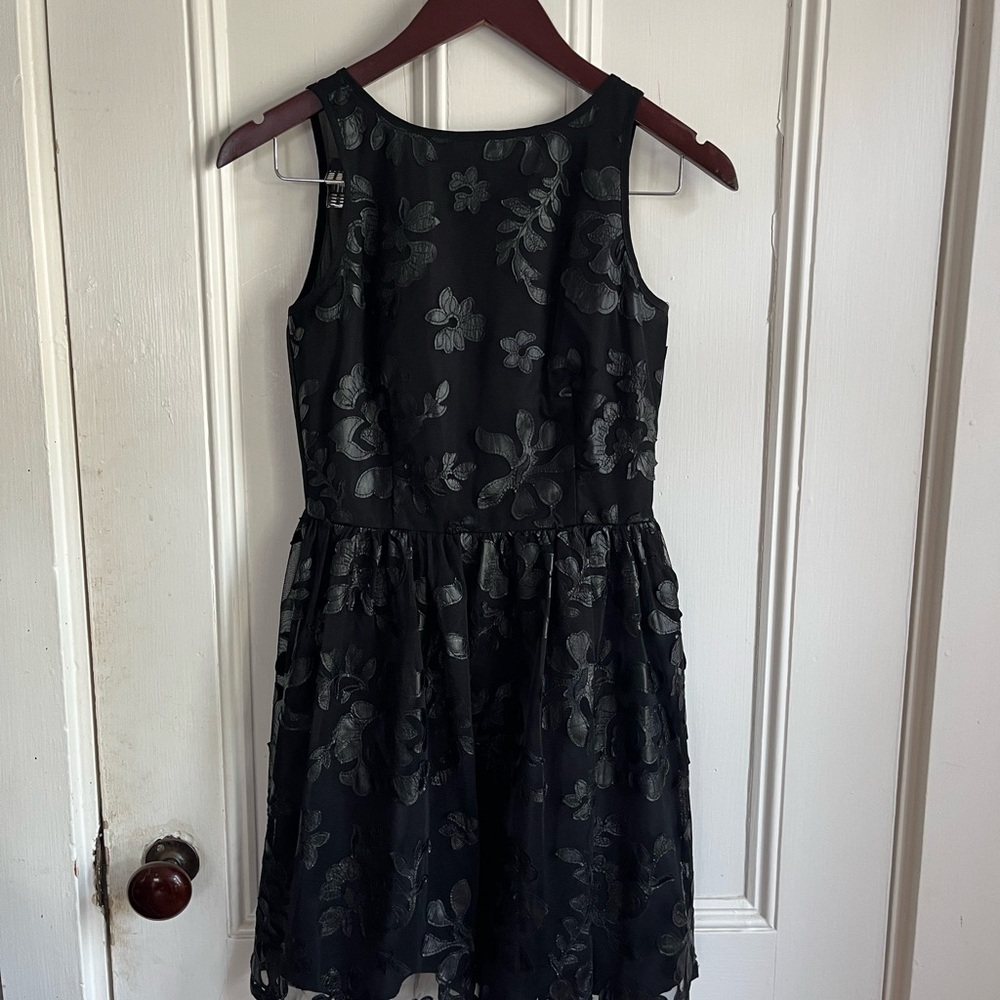 BB Dakota Black Mesh Detail Dress